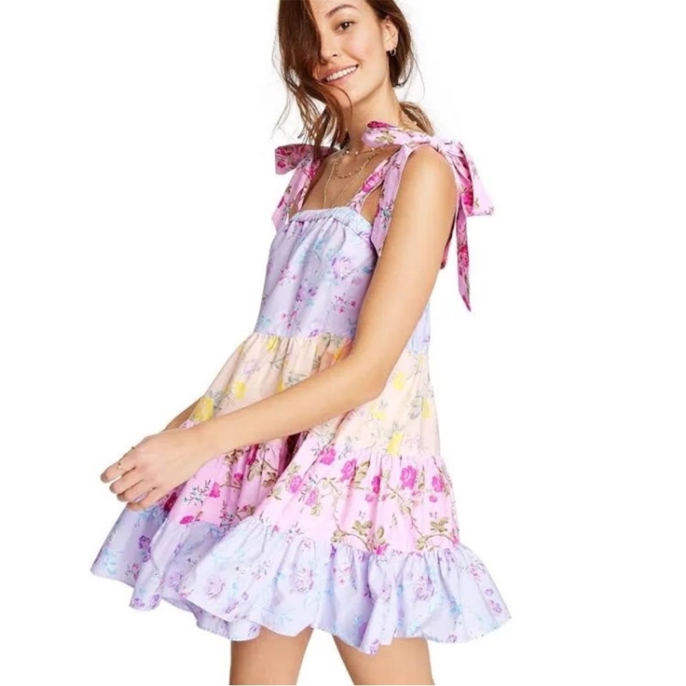 Love shack fancy for target tiered Jeanne dress size XXS.
